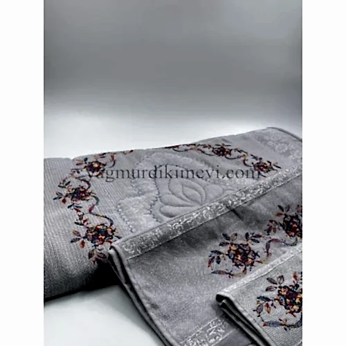 Kanaviçe İşlemeli Seccade Takımı (3’lü Set)