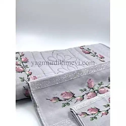 Kanaviçe İşlemeli Seccade Takımı (3’lü Set)