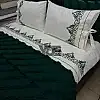 7 Parça Çeyizlik Nakışlı Nevresim Takımı ve Püsküllü Pike Örtüsü